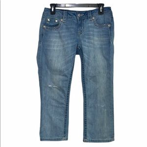 Miss Me Signature Cuffed Capri Jeans Size 27